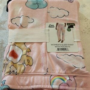 NWT Care Bears Pajama Pants Pink Sz XL Gorgeous